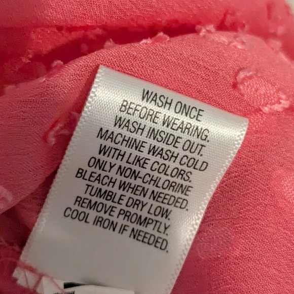 Apt. 9 Bright Pink Women's Top Plus Size 2X - Picture 5 of 6